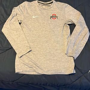 Nike Men’s Ohio State Small Long Sleeve DriFit Shirt